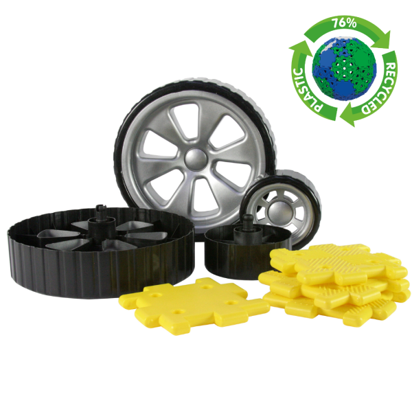 Giant Polydron Add-on Wheels Set